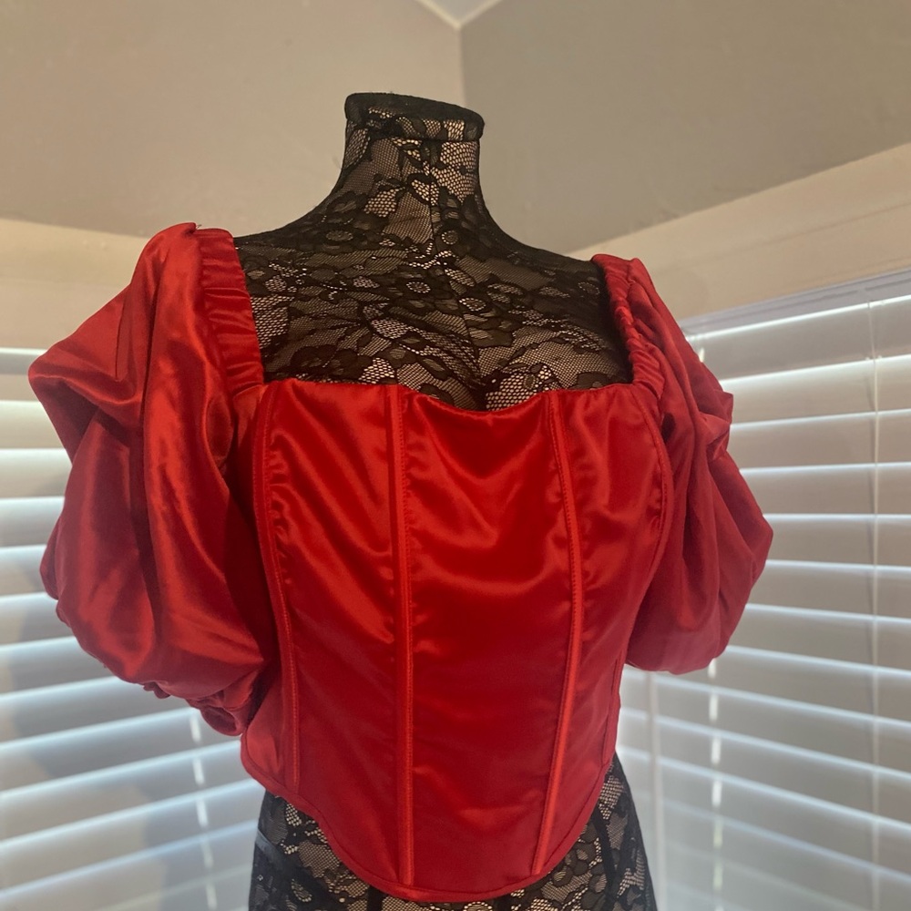 Fashion nova corset top /size 1X